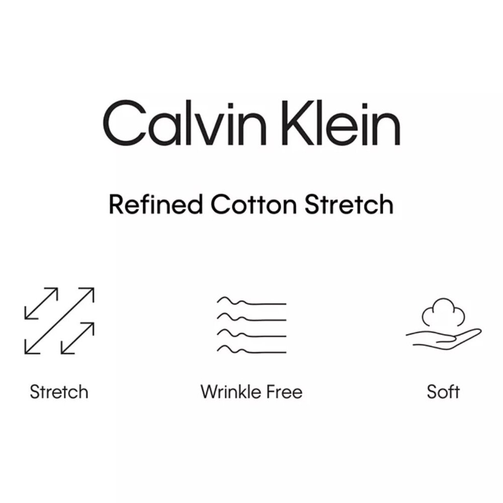 Calvin Klein Men's Steel Stretch Slim Fit Dress Shirt - Picture 5 of 9